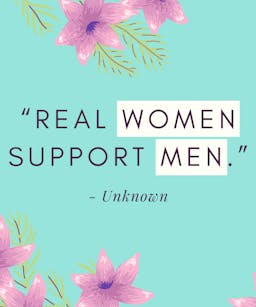Real Women Support Men