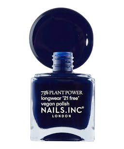 navy blue NAILS INC. Plant Power Nail Polish