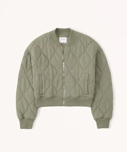 Abercrombie & Fitch Onion Quilted Bomber