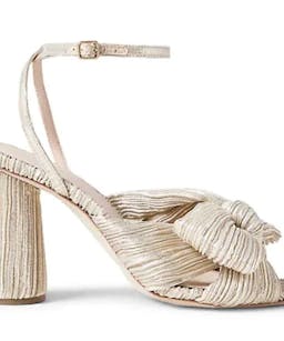 Camellia Knotted Metallic Sandals