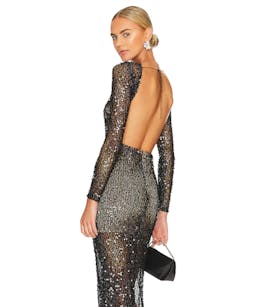 Tayla Long Sleeve Gown