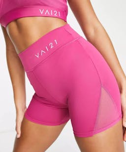 pink legging shorts