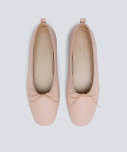 The Italian Leather Day Ballet Flat pink