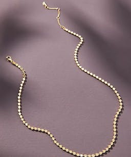Anthropologie Baby Circle Chain Necklace