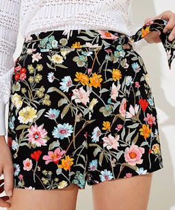 statement floral shorts