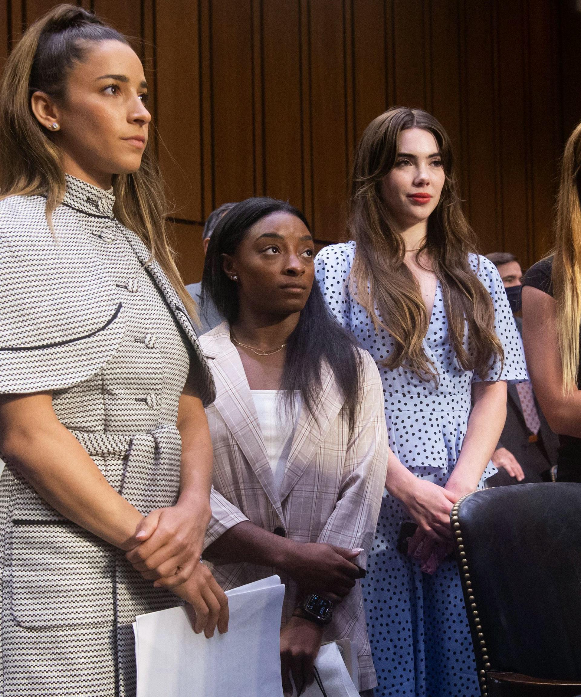 Simone Biles And Other Elite Gymnasts Testify Before Senate Over Flawed FBI Larry Nassar Abuse Investigation Alamy