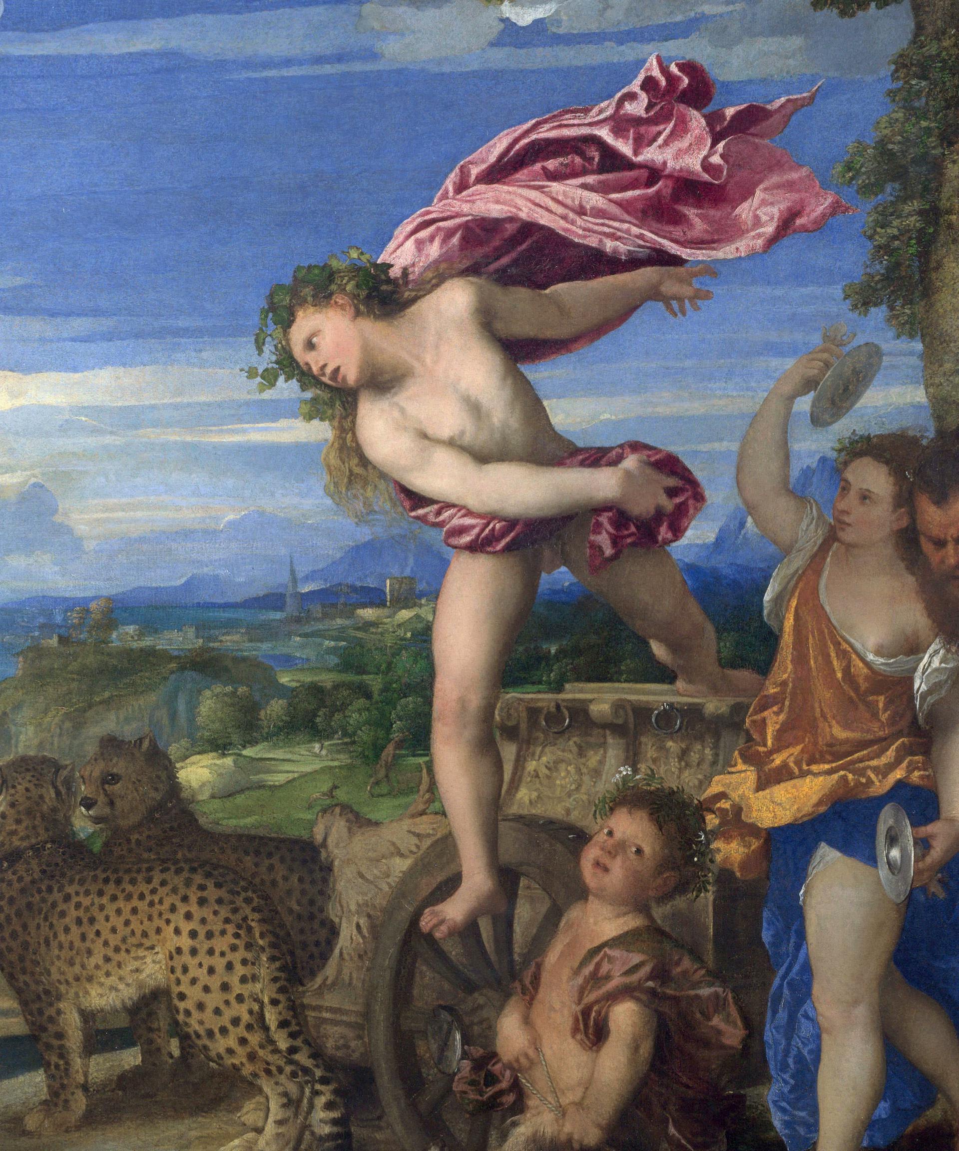 Titian Bacchus and Ariadne public domain