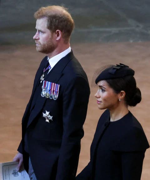 Prince Harry And Meghan Markle Snubbed At Queen Elizabeth II's Funeral With Second-Row Seating