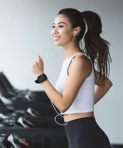 woman treadmill