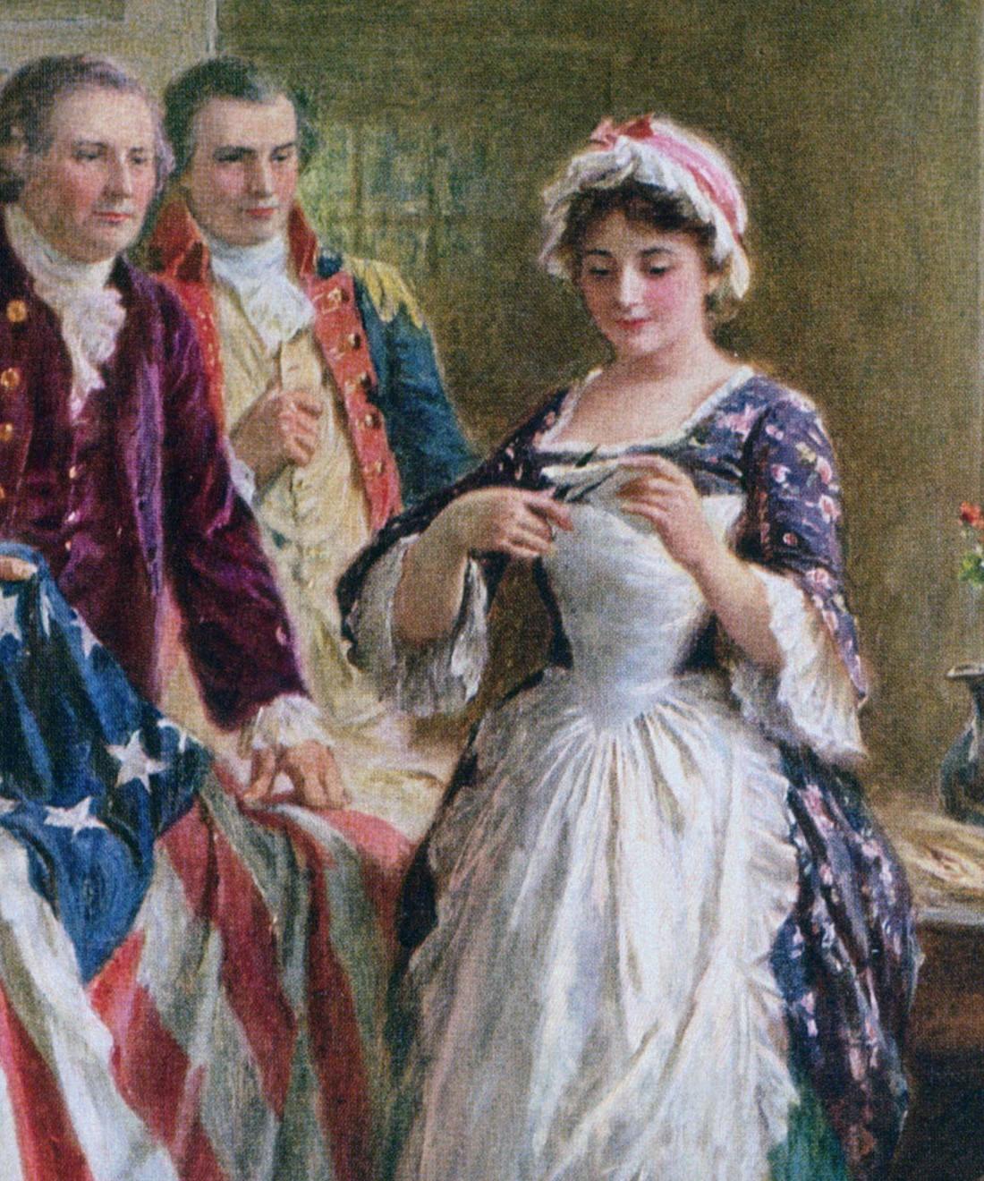 american women betsy ross sewing the flag public domain