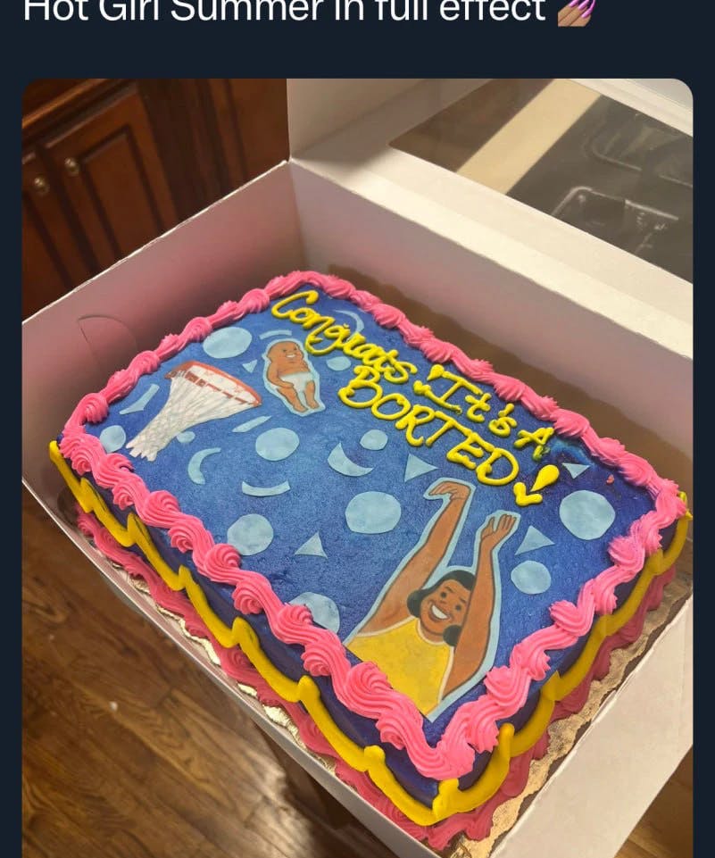 abortion cake