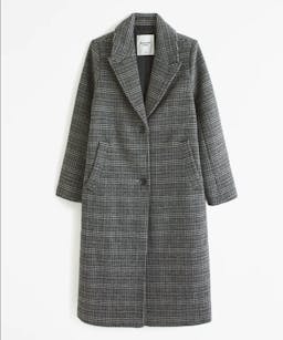 Abercrombie Wool Blend Tailored Topcoat