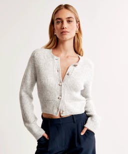 Abercrombie Pearl Button Cardigan