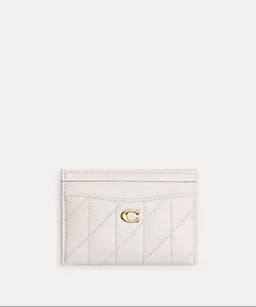 Coach Essential Card Case with Pillow Quilting