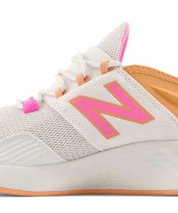 orange running shoes pink