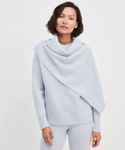 Haven Cashmere Shawl Sweater