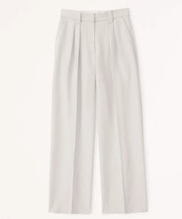 Abercrombie Belted Tailored Ultra Wide Leg Pant