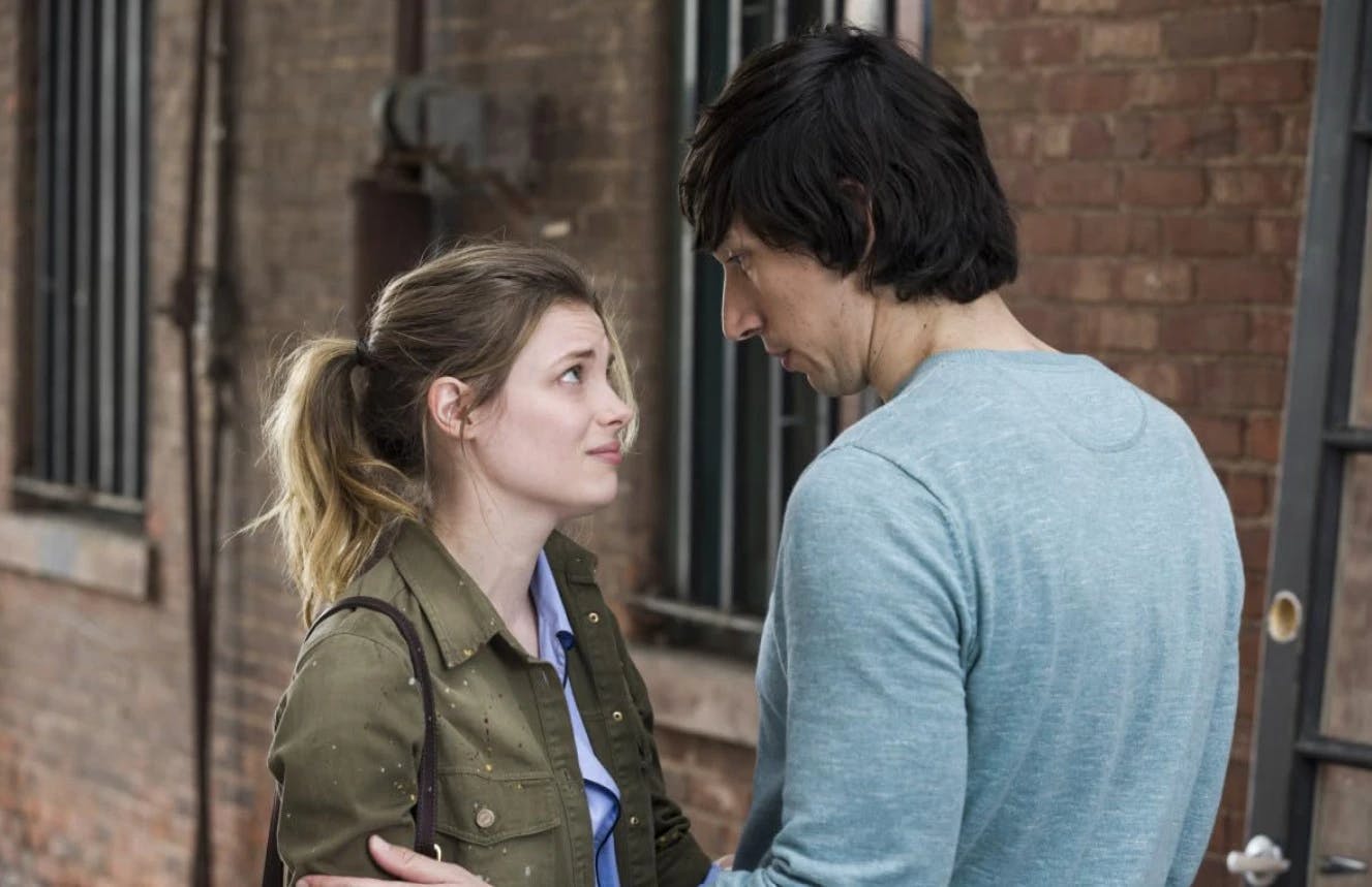 Adam and Mimi-Rose in HBO Girls.