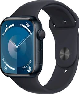 Apple Watch Series 9 (GPS) 45mm Midnight Aluminum Case with Midnight Sport Band
