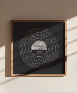 Custom Vinyl Record Art Print
