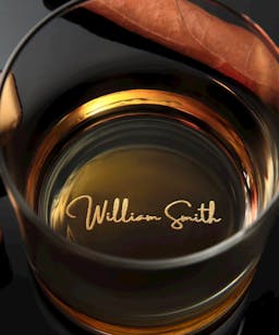 Custom Engraved Whiskey Glass