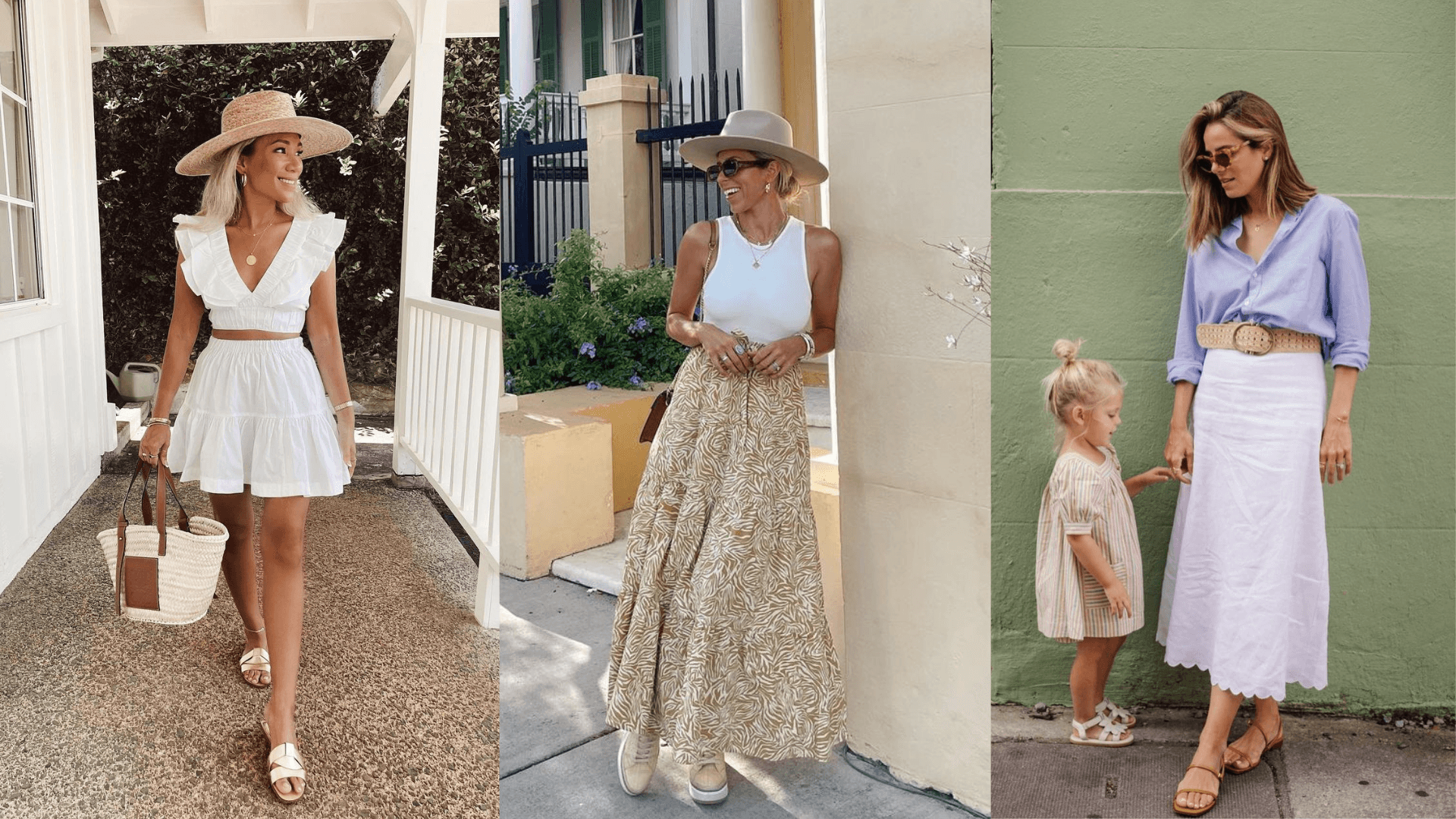 Tops for white sales skirt